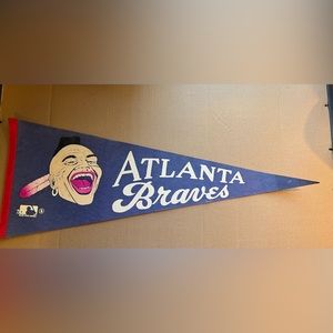 Vintage Atlanta Braves Pennant